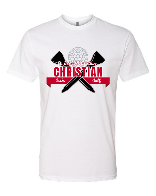 Christian Golf White Next Level Tee