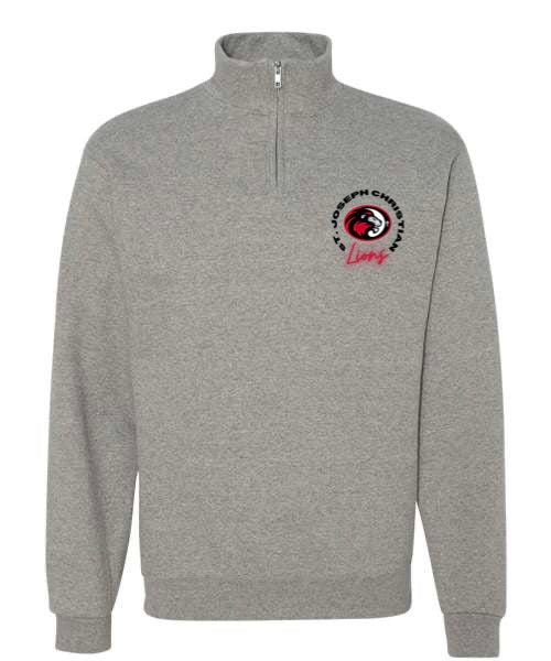 St. Joseph Christian Lions Circle Oxford Quarter Zip