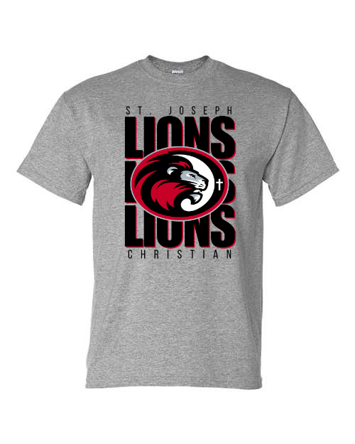 Lions Repeat Sports Grey Short Sleeve/Long Sleeve