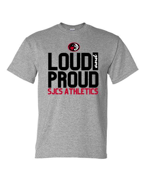 Loud & Proud Sports Grey Short Sleeve/Long Sleeve