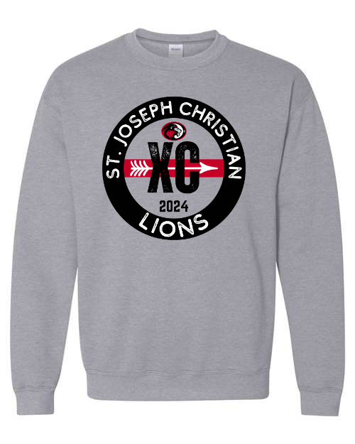 SJCS XC Sports Grey Sweatshirt/Hoodie Option